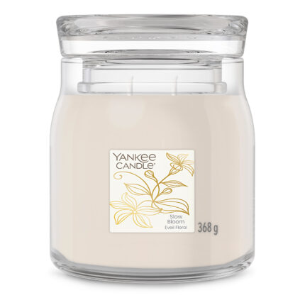 Yankee Candle Slow Bloom Duftkerze im Glas mit Deckel