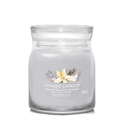 Smoked Vanilla & Cashmere Signature Glas 368g Grau – Produktansicht
