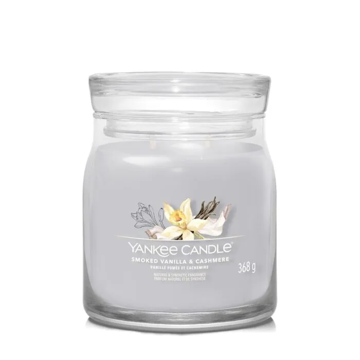 Smoked Vanilla & Cashmere Signature Glas 368g Grau – Produktansicht