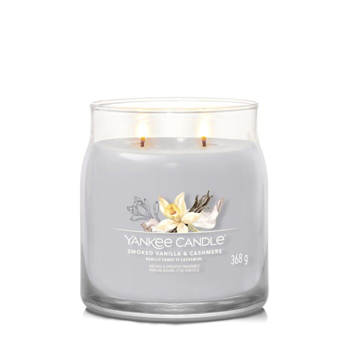 Smoked Vanilla & Cashmere Signature Glas 368g Grau – Produktansicht