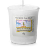 Weiße Yankee Candle mit Etikett Snow Globe Wonderland und 49 g