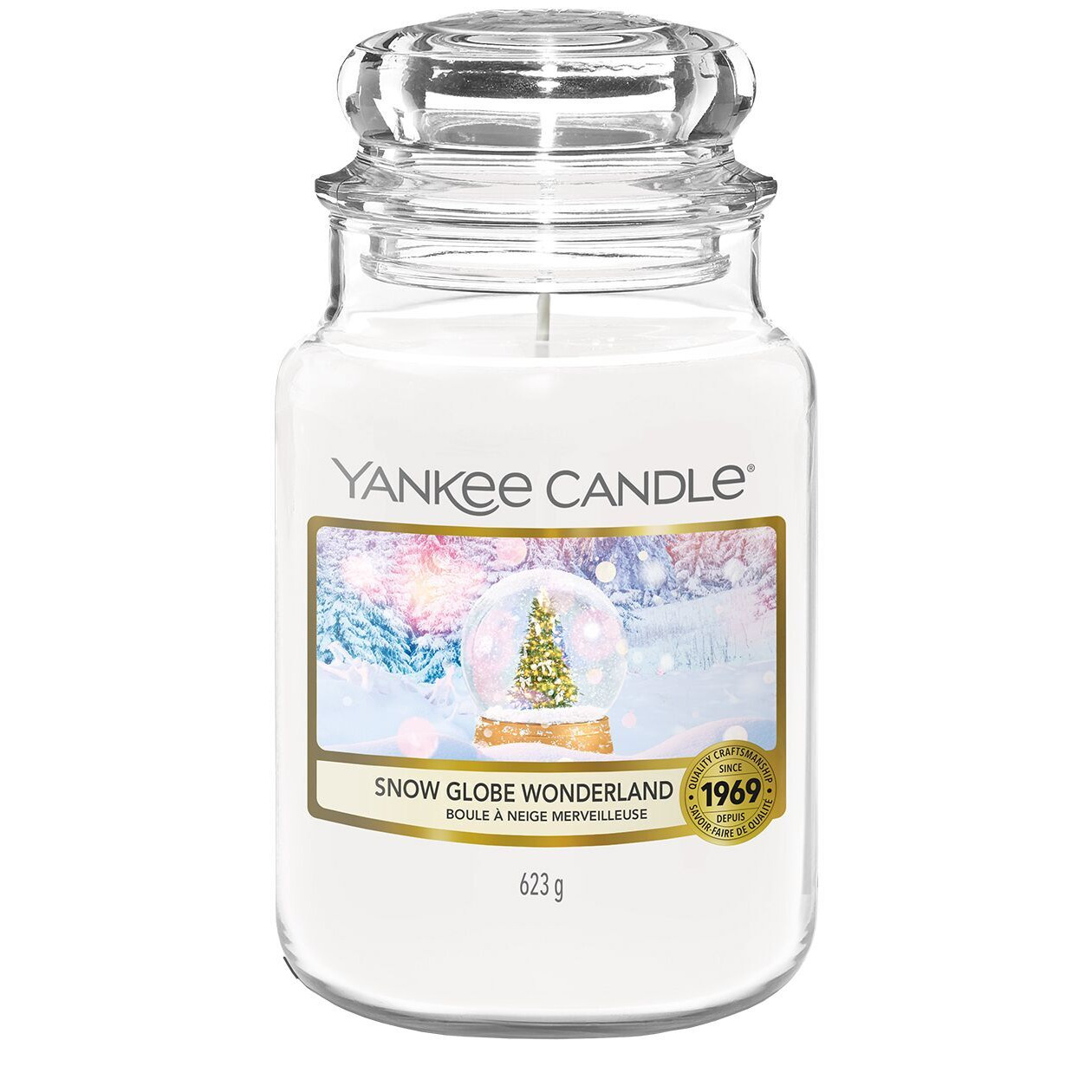 Snow Globe Wonderland Duftkerze Yankee Candle Duftkerze Snow Globe Wonderland im Glas mit sichtbarem Docht