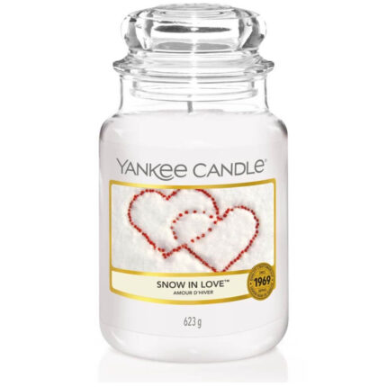 Yankee Candle Snow In Love Kerze im Glas mit Deckel
