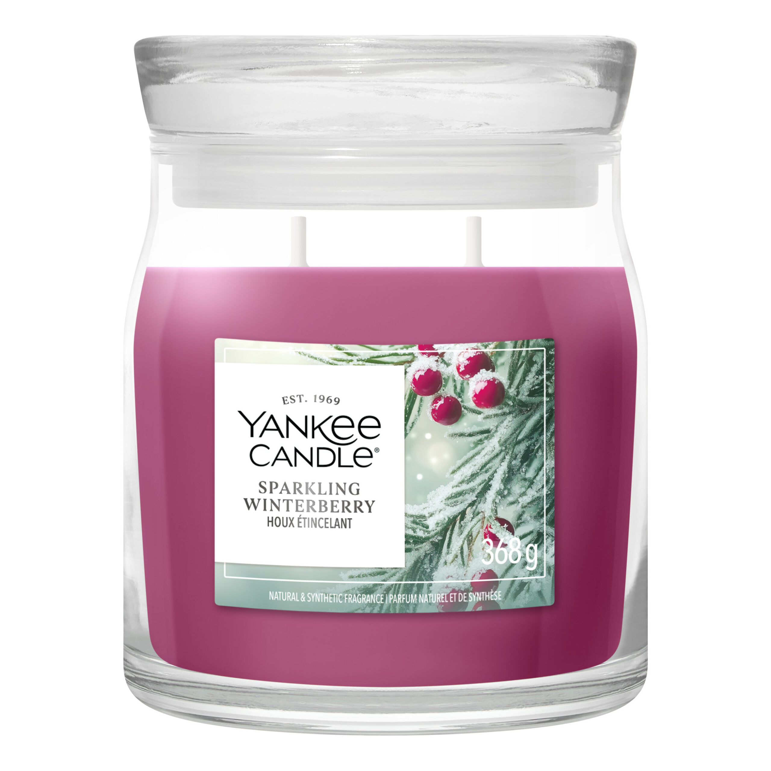 Produktbild Sparkling Winterberry Signature Medium Jar 368g 2-Docht – Hauptansicht