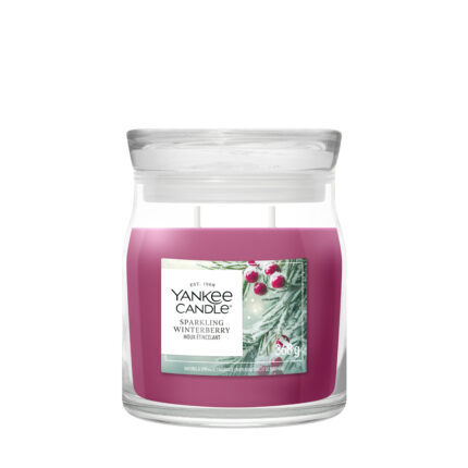 Sparkling Winterberry Signature Medium Jar 368g 2-Docht – Produktansicht