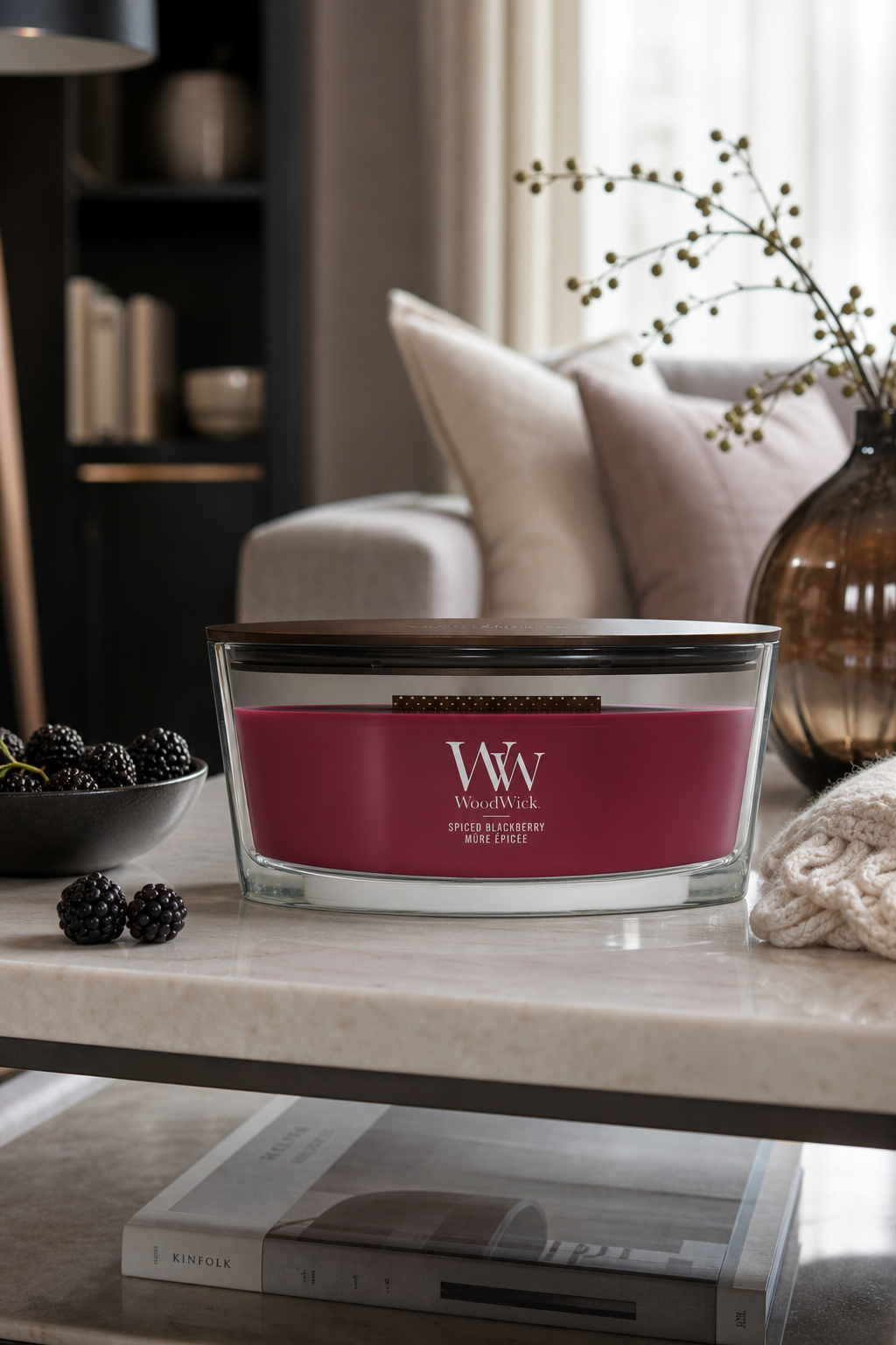 Spiced Blackberry 454g in einer stimmungsvollen Anwendungsszene
