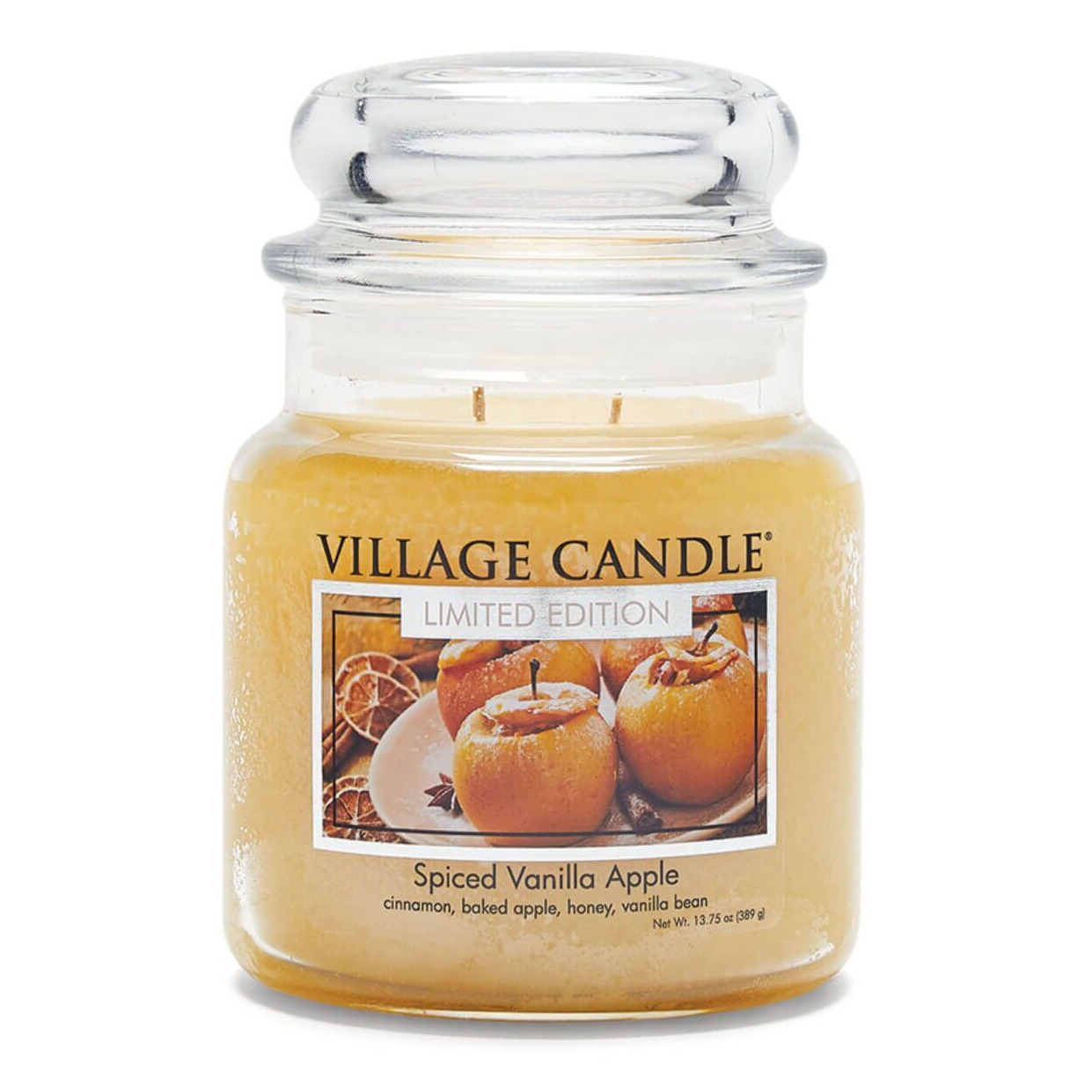 Village Candle Spiced Vanilla Apple Village Candle Spiced Vanilla Apple Kerze im Glas mit Deckel