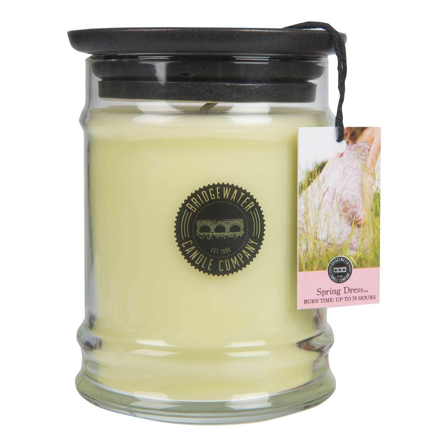 Bridgewater Spring Dress Kerze Bridgewater Candle Company Spring Dress Kerze im Glas mit schwarzem Deckel