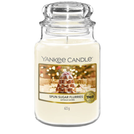 Yankee Candle Duftkerze Spun Sugar Flurries im Glas mit 623 g Wachs