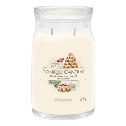 Yankee Candle Spun Sugar Flurries Kerze im Glas mit zwei Dochten