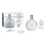 Elektrischer Aroma-Diffuser mit Verpackung, Nachfüllflasche, Kabel und Fernbedienung