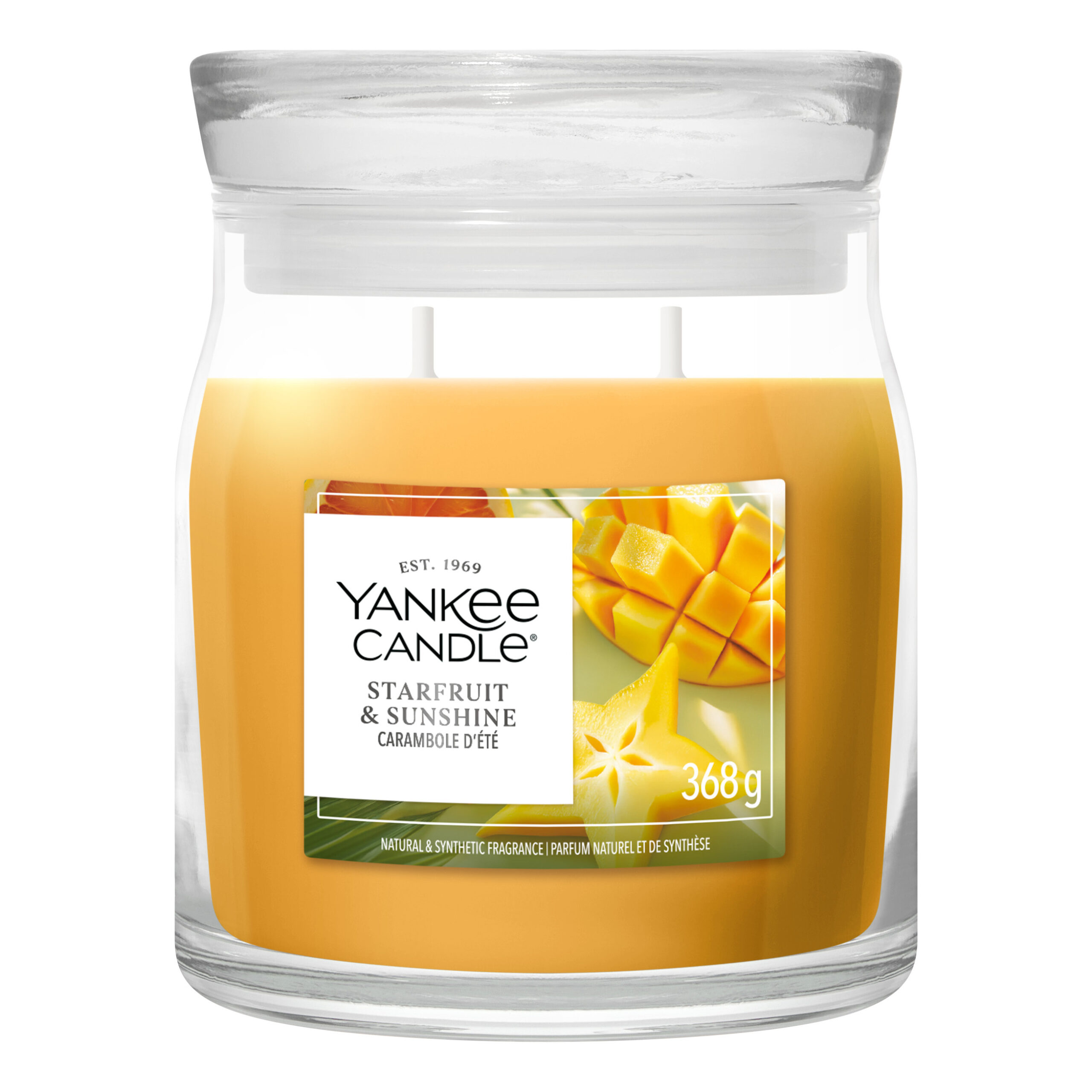 Yankee Candle Starfruit & Sunshine Jar Yankee Candle Starfruit & Sunshine Duftkerze im Glas mit 368 g