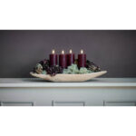 Stecker für Adventsgesteck schwarz Spike 4er Set – Produktansicht