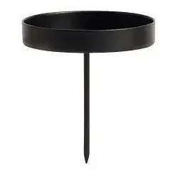 Stecker für Adventsgesteck schwarz Spike 4er Set – Hauptansicht