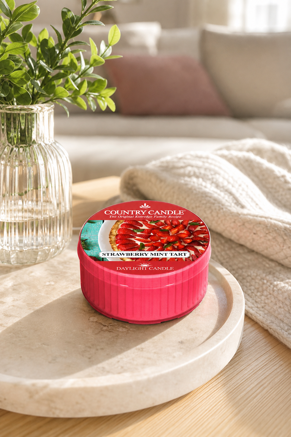 Strawberry Mint Tart Daylight 42g in einer stimmungsvollen Anwendungsszene