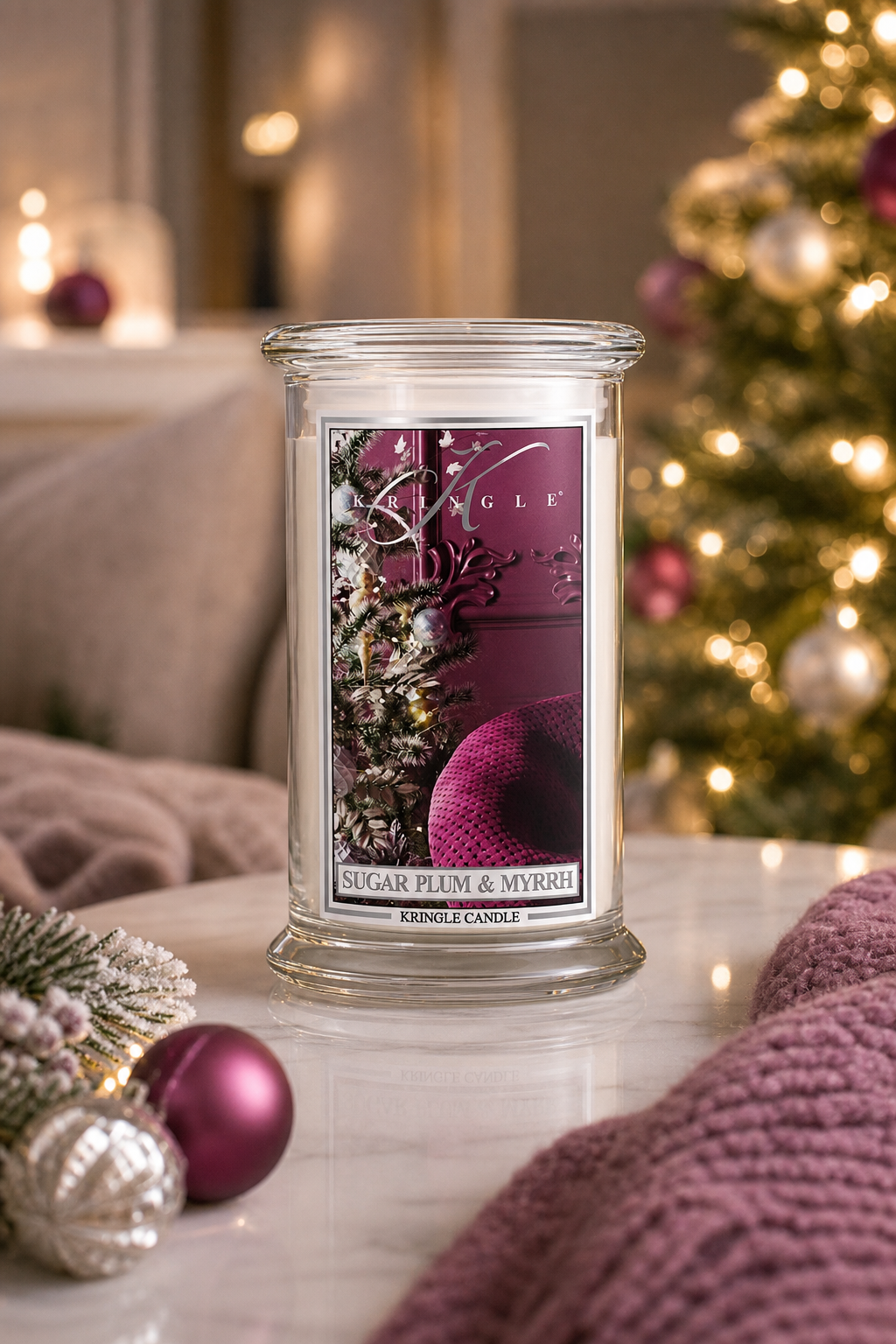 Sugar Plum & Myrrh 623g in einer stimmungsvollen Anwendungsszene