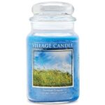Blaue Summer Breeze Kerze von Village Candle im Glasgefäß