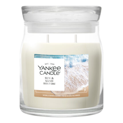 Yankee Candle Sun & Sand Duftkerze im Glas mit zwei Dochten