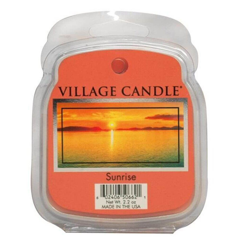 Village Candle Sunrise Village Candle Sunrise Duftkerze in transparenter Verpackung mit Sonnenaufgangsbild