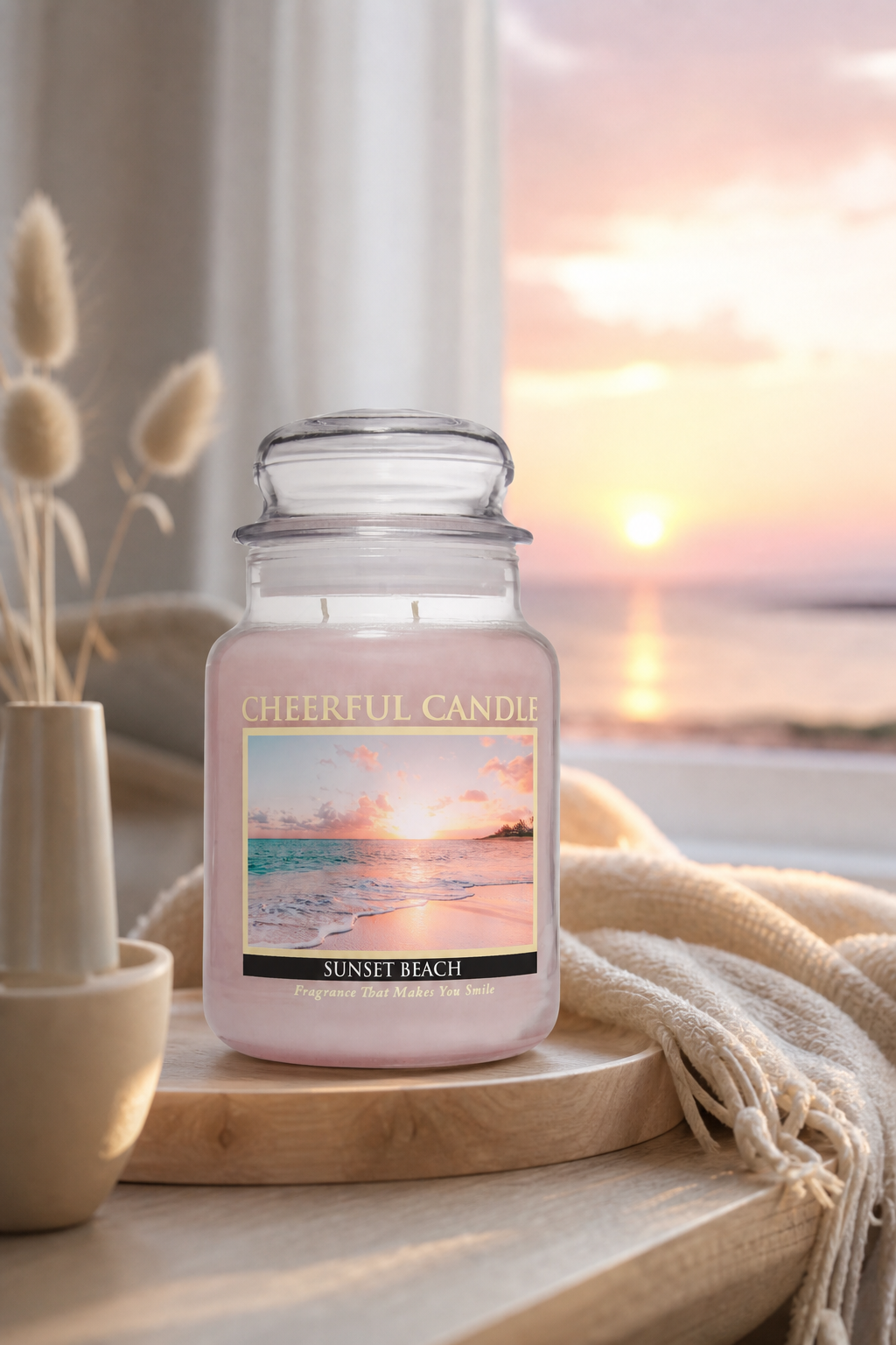 Sunset Beach 680g in einer stimmungsvollen Anwendungsszene