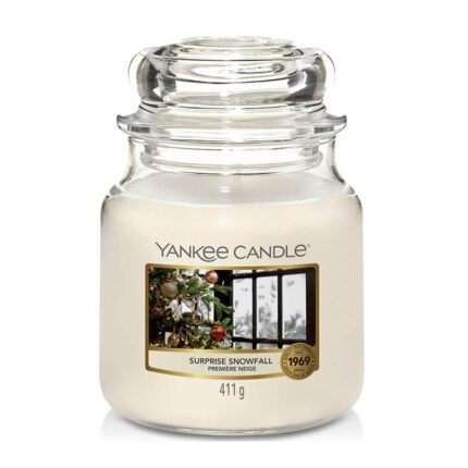 Yankee Candle Surprise Snowfall Duftkerze im Glas, 411 g