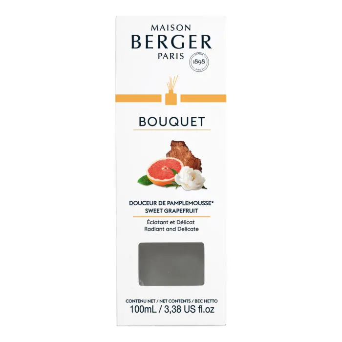 Vorderseite der Maison Berger Paris Bouquet Verpackung für Sweet Grapefruit