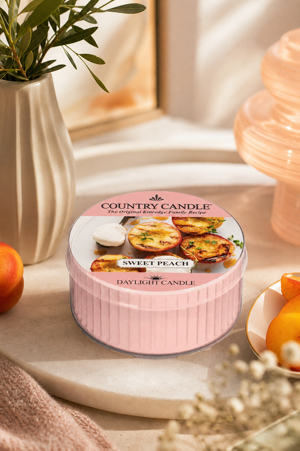 Sweet Peach Daylight 42g – Stimmungsbild Sweet Peach Daylight 42g in einer stimmungsvollen Anwendungsszene