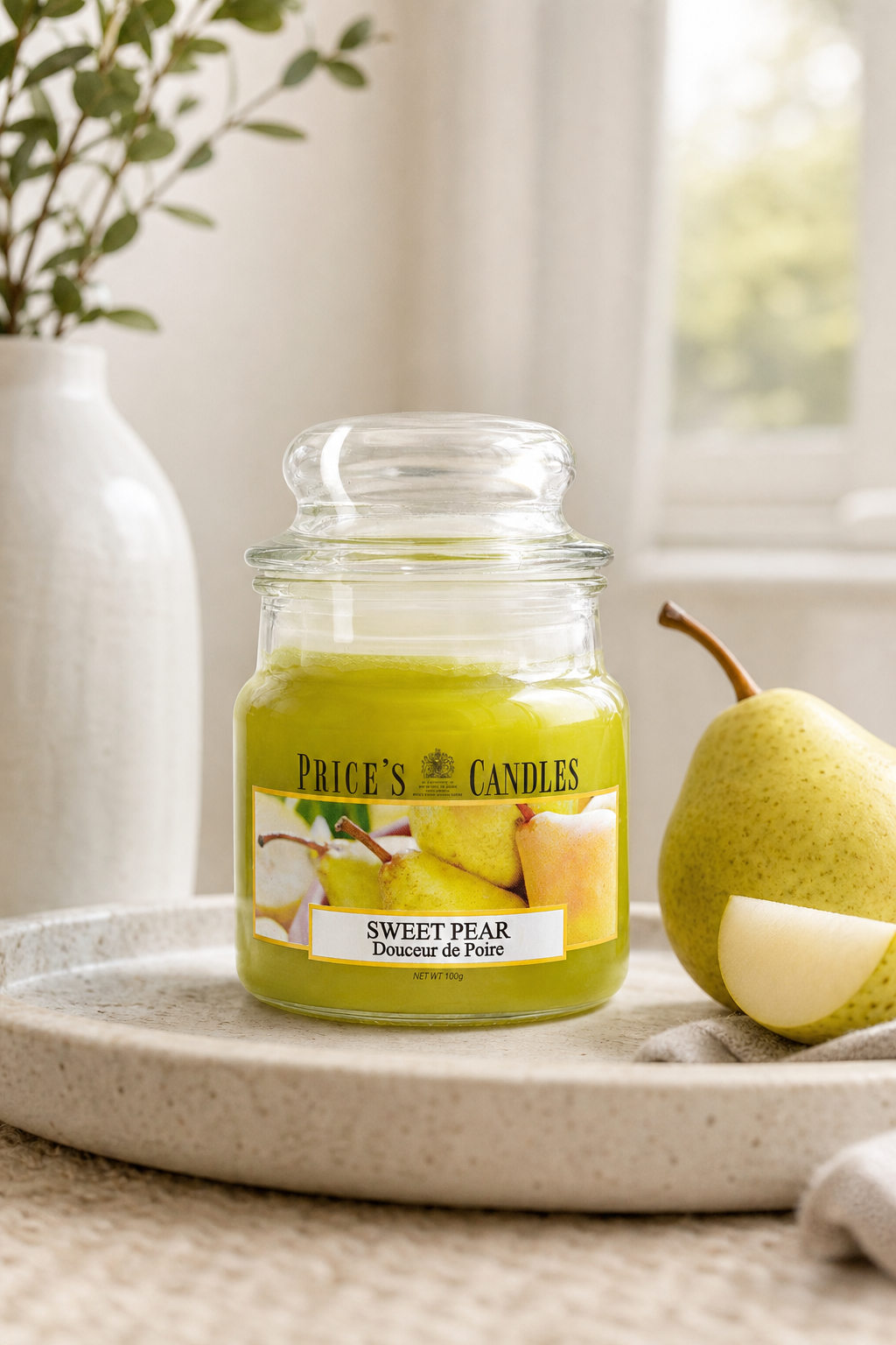 Sweet Pear 100g in einer stimmungsvollen Anwendungsszene