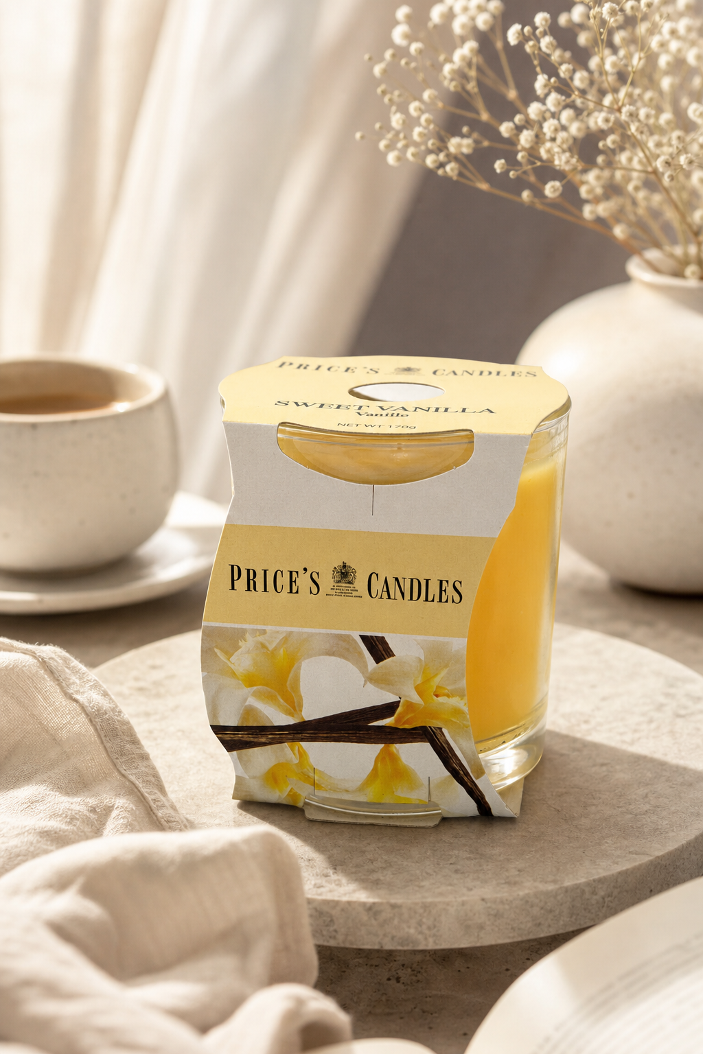 Sweet Vanilla 170g in einer stimmungsvollen Anwendungsszene
