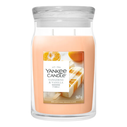 Tangerine & Vanilla Jar-Kerze mit zwei Dochten und 567 g