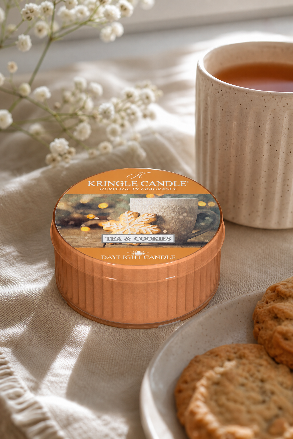 Tea & Cookies Daylight 42g in einer stimmungsvollen Anwendungsszene