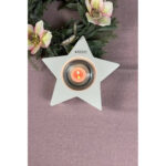Teelichthalter Orione Stern cremeweiß 18,5cm – Hauptansicht