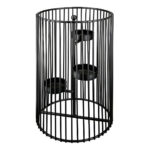 Teelichtleuchter Trixie 30cm schwarz Metall – Hauptansicht