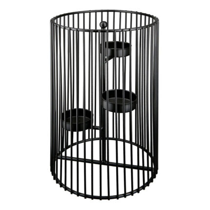 Teelichtleuchter Trixie 30cm schwarz Metall – Hauptansicht