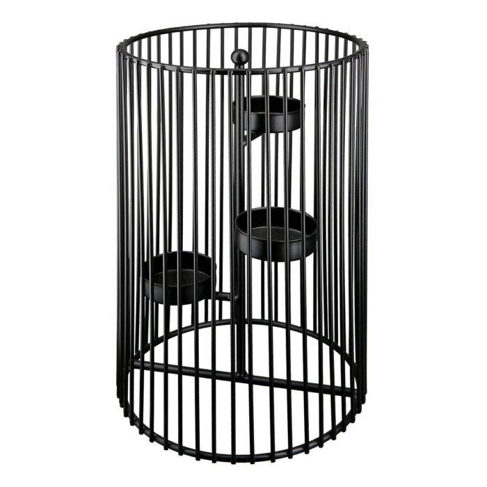 Teelichtleuchter Trixie schwarz Metall – Produktansicht