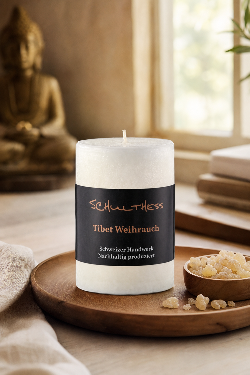 Tibet Weihrauch 250g in einer stimmungsvollen Anwendungsszene