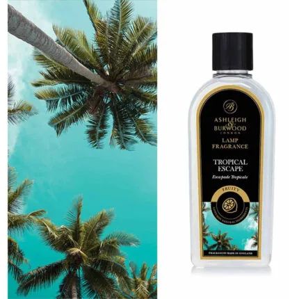 Nahaufnahme der Flasche Ashleigh & Burwood Tropical Escape