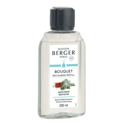 Maison Berger Paris Bouquet Refill Nachfüllflasche mit Etikett Festive Fir