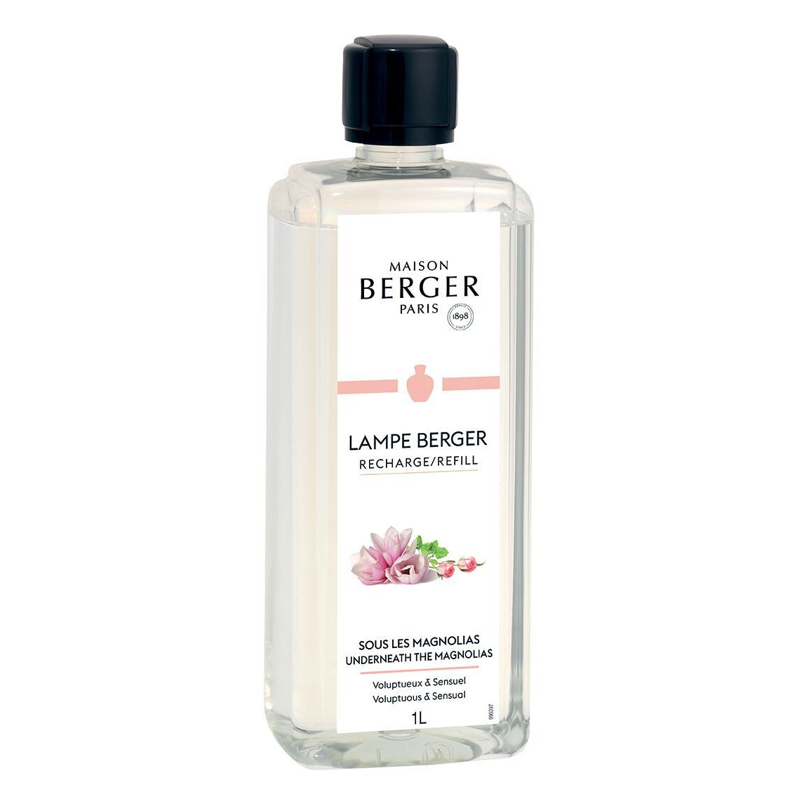 Unter den Magnolien Nachfüller Maison Berger Lampe Berger Nachfüller mit Magnolienmotiv und 1-Liter-Angabe