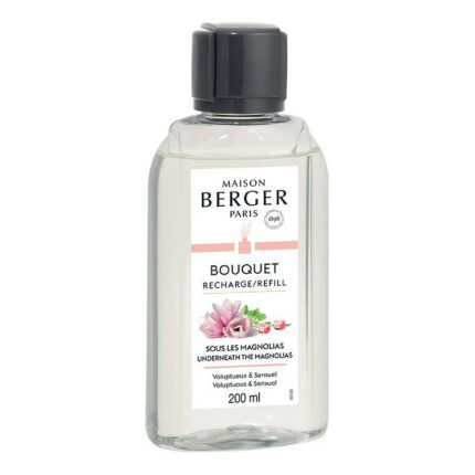 Nachfüller Bouquet mit Etikett Unter den Magnolien und 200 ml Inhalt