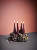 Stecker für Adventsgesteck schwarz Spike 4er Set – Produktansicht