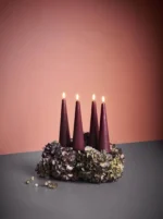 Stecker für Adventsgesteck schwarz Spike 4er Set – Produktansicht