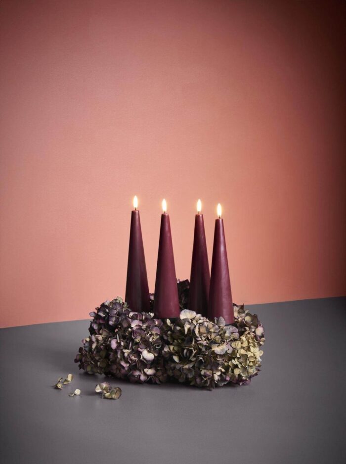 Stecker für Adventsgesteck schwarz Spike 4er Set – Produktansicht