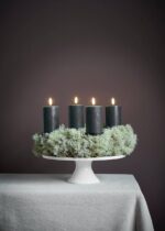 Stecker für Adventsgesteck schwarz Spike 4er Set – Produktansicht