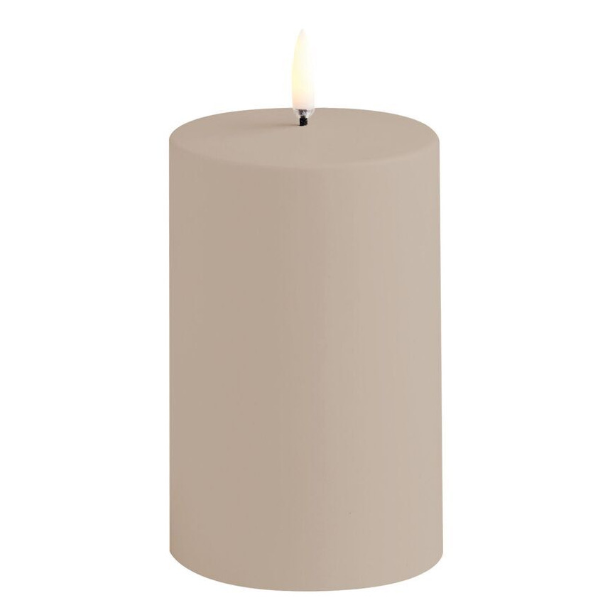 Produktbild Uyuni Outdoor LED Stumpenkerze 7,8 x 12,7cm sandstone – Hauptansicht