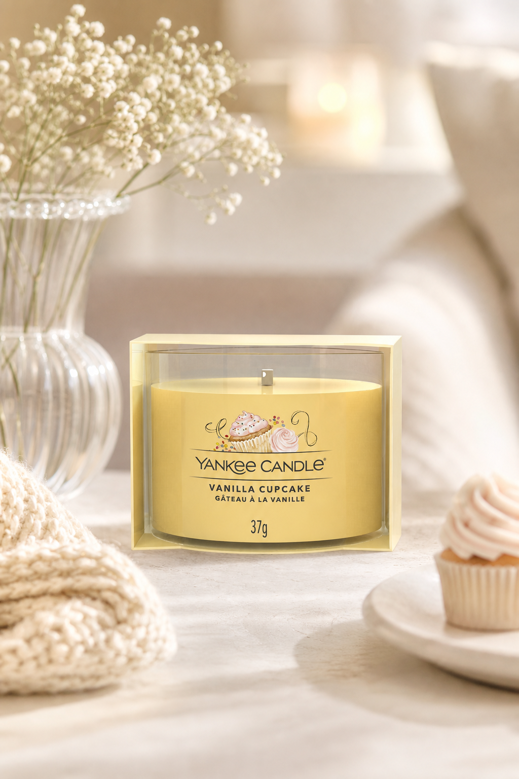 Vanilla Cupcake 37g in einer stimmungsvollen Anwendungsszene