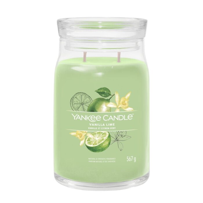 Vanilla Lime Signature Large Jar 567g 2-Docht – Produktansicht