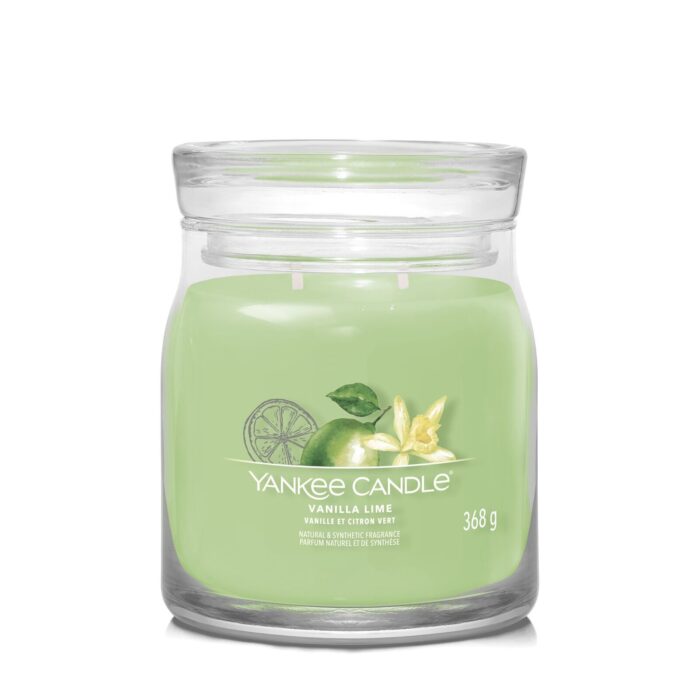 Vanilla Lime Signature Medium Jar 368g 2-Docht – Produktansicht
