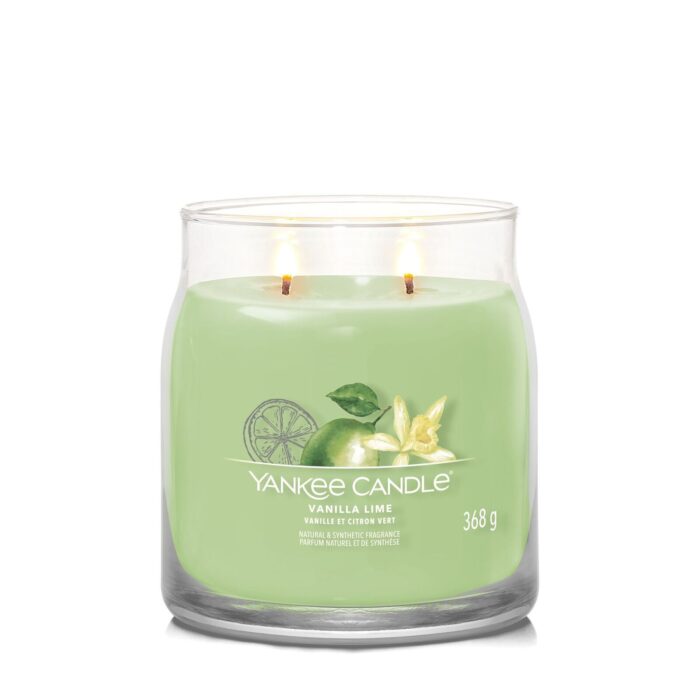 Vanilla Lime Signature Medium Jar 368g 2-Docht – Produktansicht