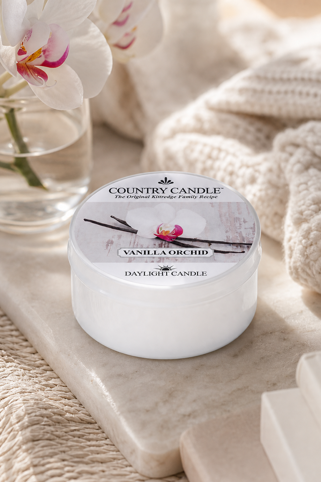 Vanilla Orchid Daylight 42g in einer stimmungsvollen Anwendungsszene